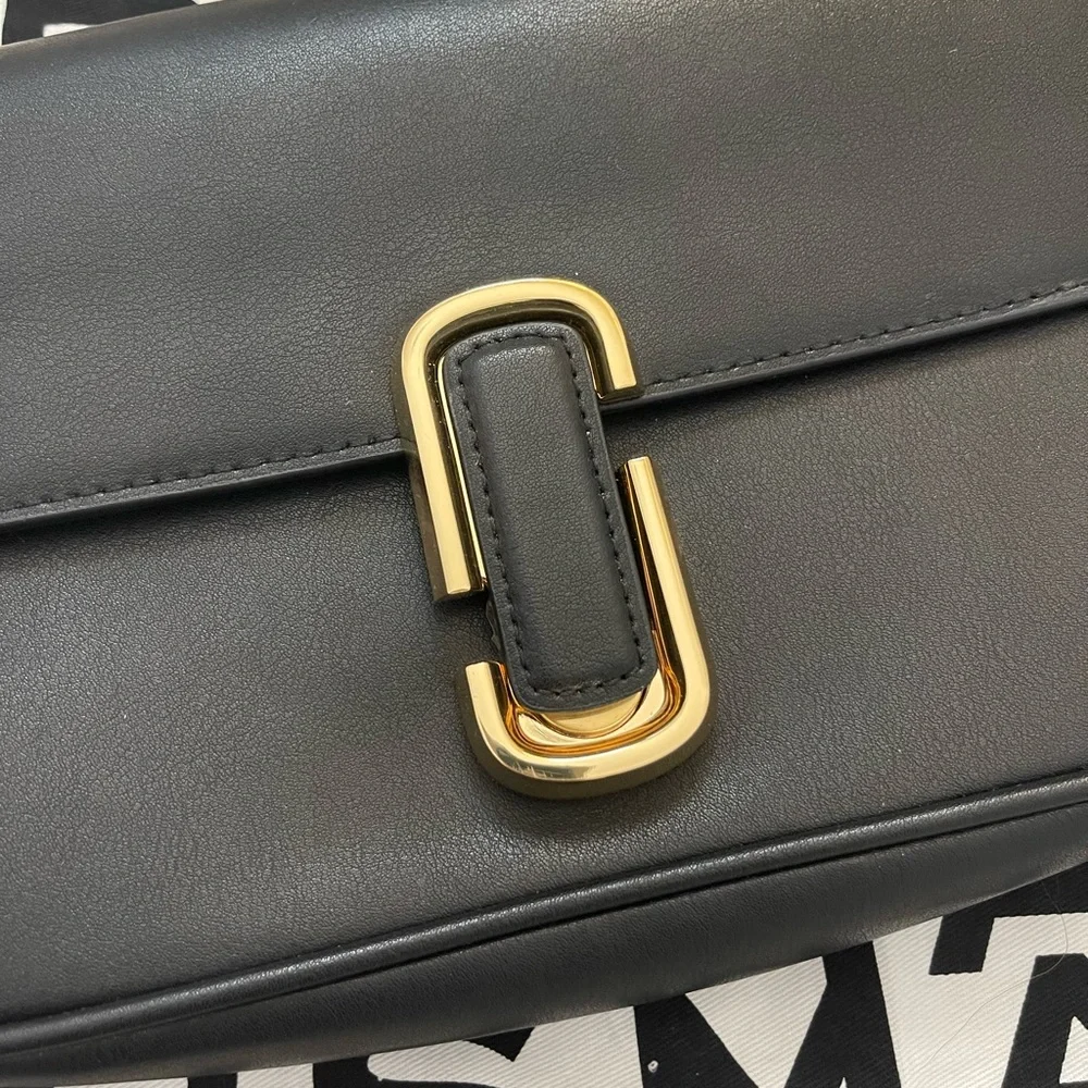 Marc Jacobs J Marc Black Crossbody Chain Shoulder Bag - Picture 3 of 6
